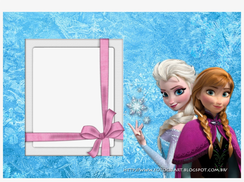Molduras Do Filme Frozen Uma Aventura Congelante - Frozen Background Image Hd, transparent png download