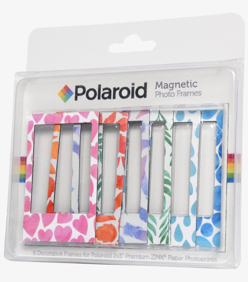Polaroid 6 Designer Magnetic Picture Frames - Paper Polaroid Frame, transparent png download