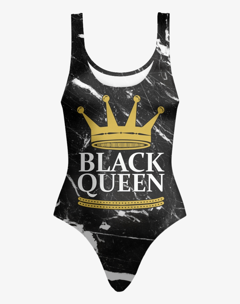 Black Queen Marble Swimsuit - Swimsuit, transparent png download