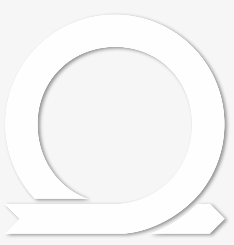 Omnium White Logo Shadow - Circle, transparent png download