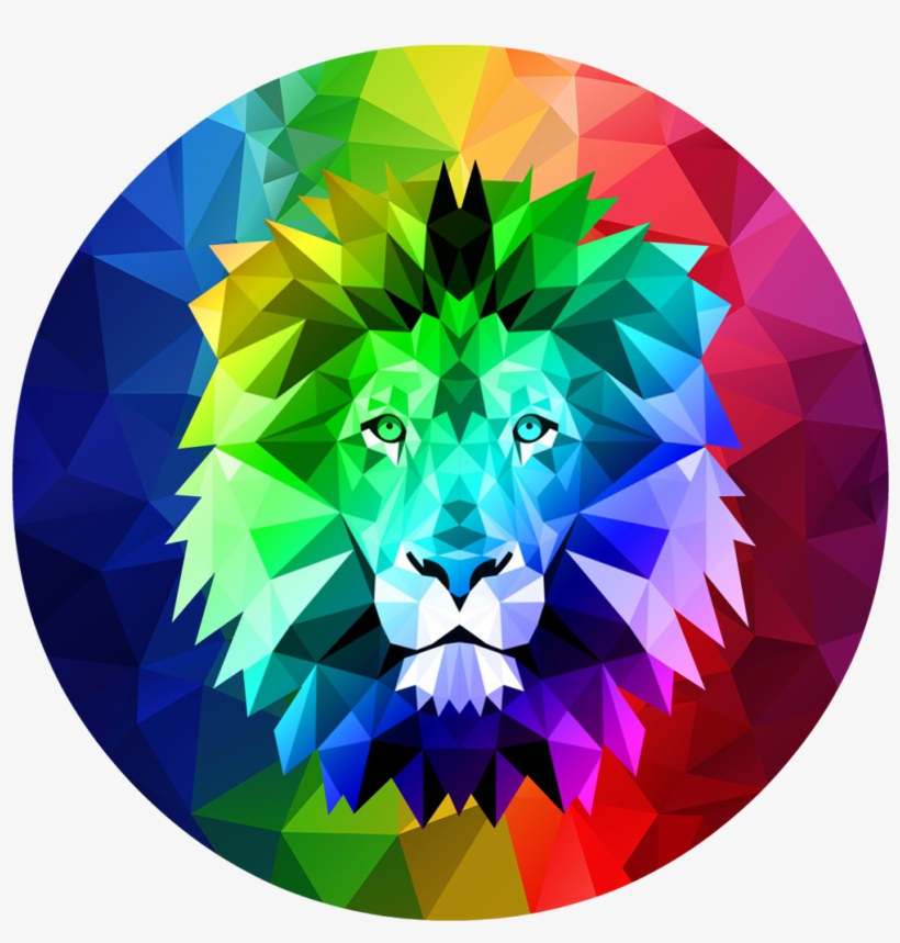 Ogario//agarplus Lion Custom Skin - Lion Geometric, transparent png download