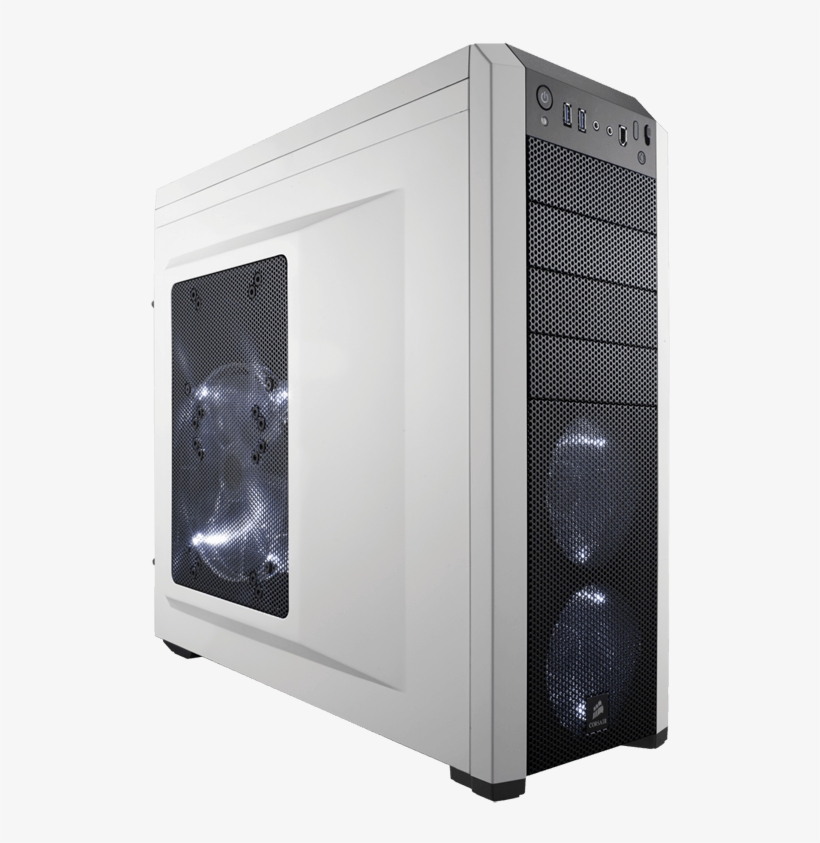 Corsair Custom Pc, I7-3820 - Corsair Carbide 500r White, transparent png download