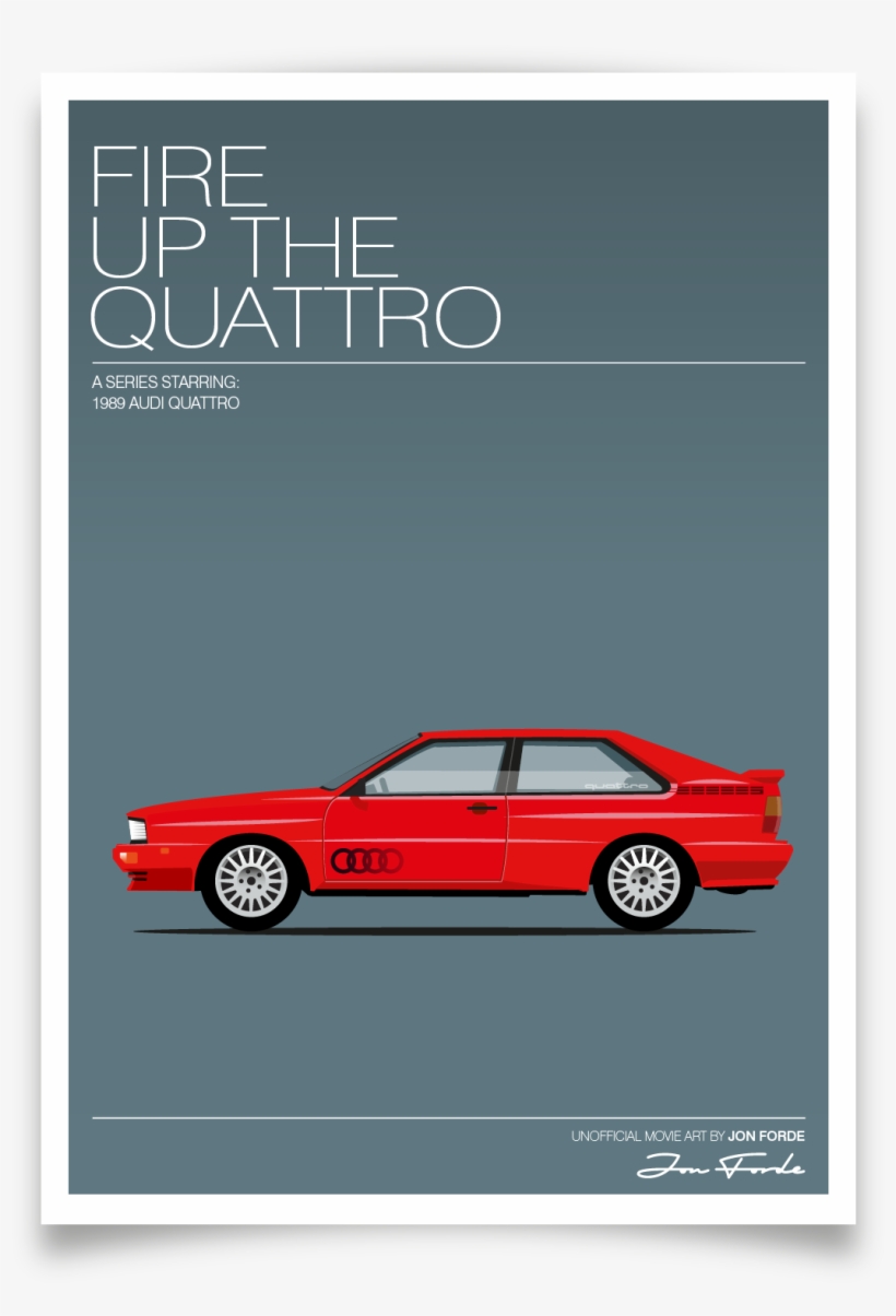 Movie Audi Quattro - Poster, transparent png download