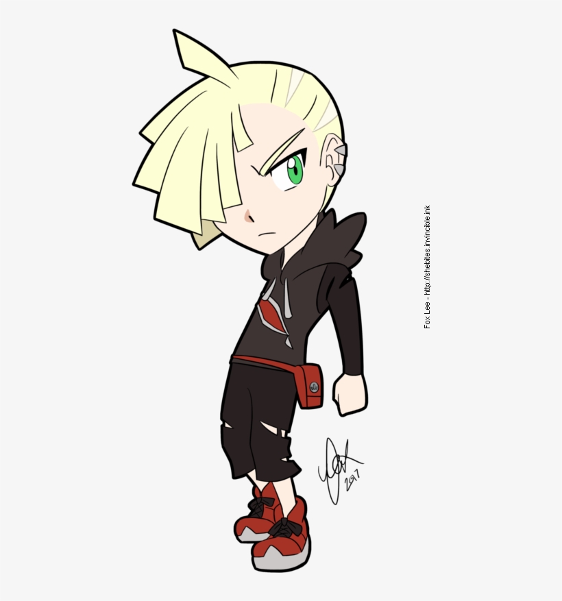 $25 - - Gladion Chibi, transparent png download