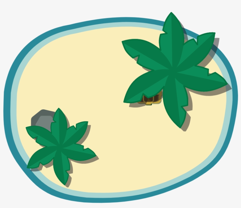 In Island ) Coconut : You Get From Palm Trees To Drink - Starve Io Tree Png, transparent png download