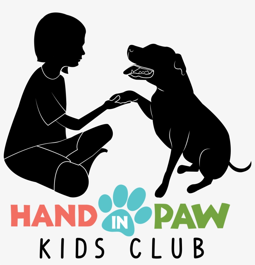 Hand In Paws Kid Club Silhouettes Black With Colored - Hand And Paw Png, transparent png download