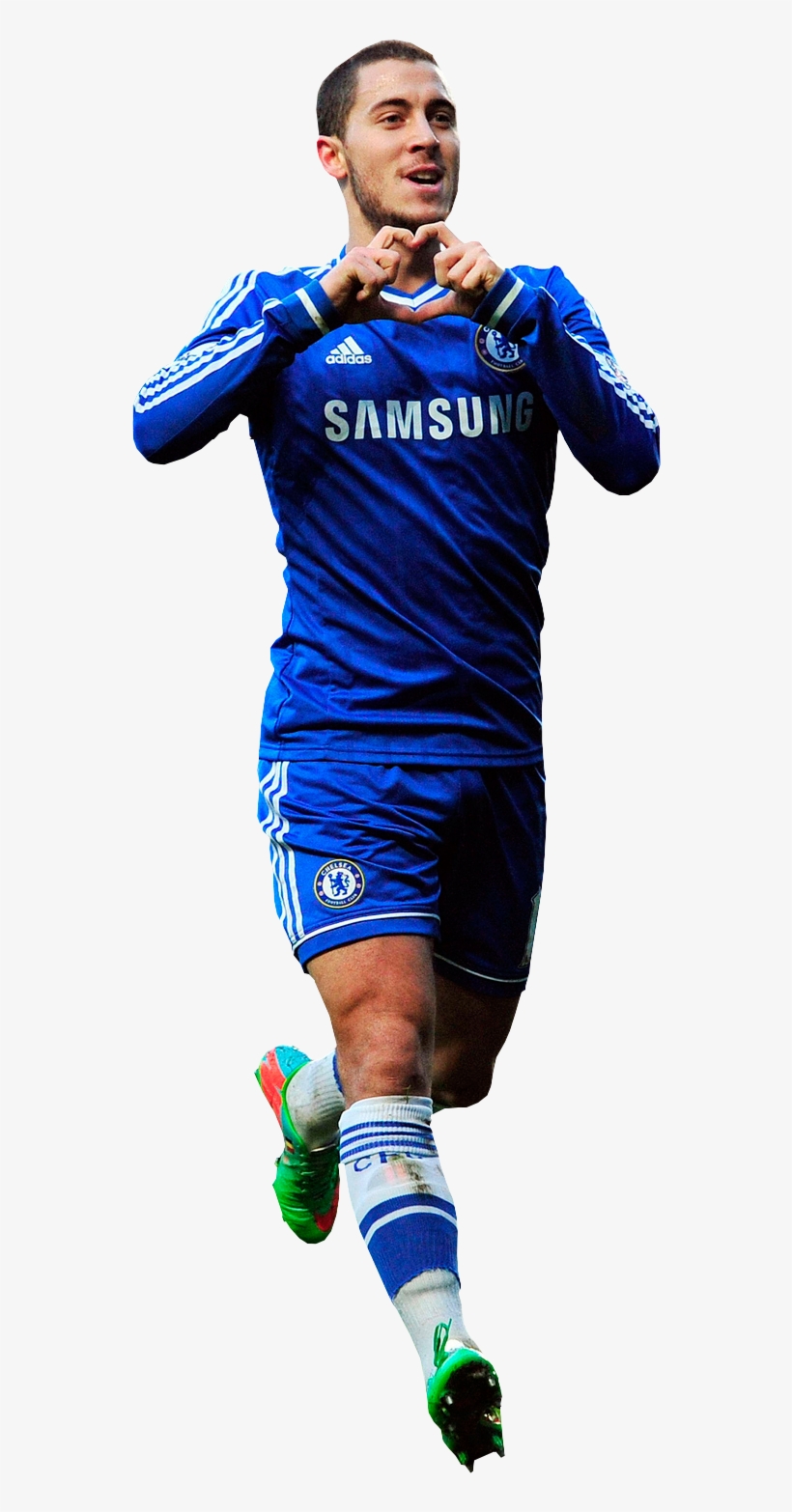 Eden Hazard Of Chelsea Fc Is On The 2013-2014 Pfa Premier - Chelsea Eden Hazard Png, transparent png download