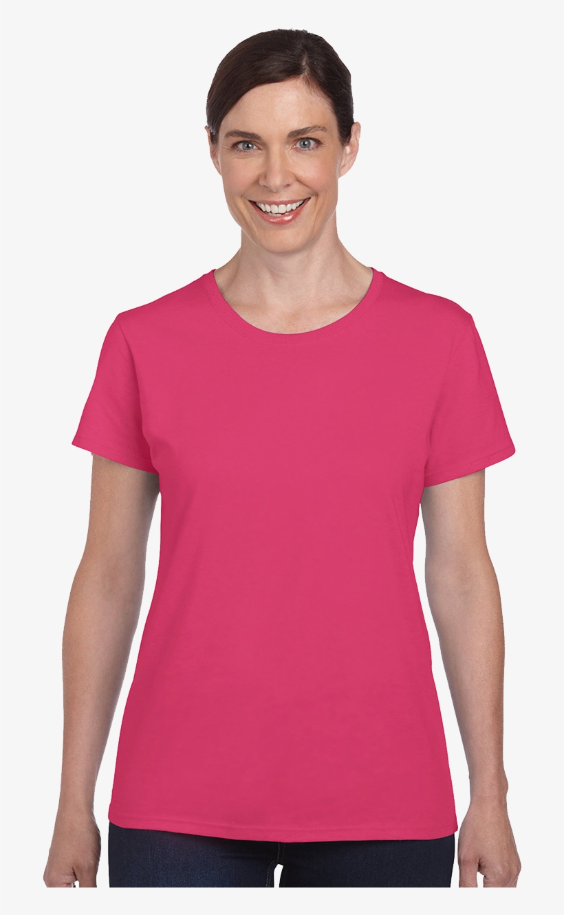 Garment - Gildan Tshirt Women Green, transparent png download