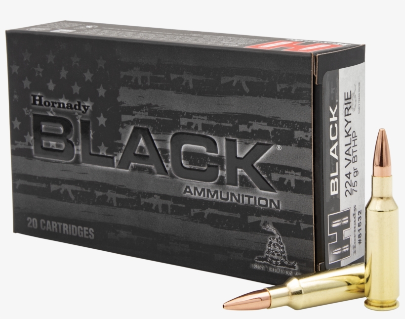 Hornady 224 Valkyrie 75 Gr Boat Tail Hollow Point - Cosmetics, transparent png download