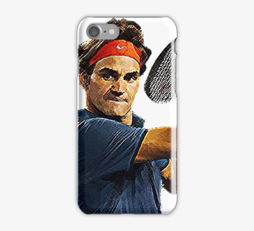 Roger Federer In Action By Barnsey - Roger Federer, transparent png download