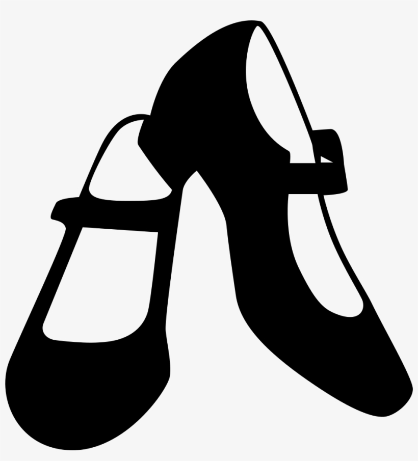 Female Flamenco Dancer Shoes Comments - Dance Shoes Transparent Background, transparent png download