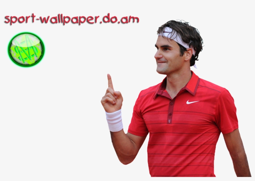Render Roger Federer, transparent png download