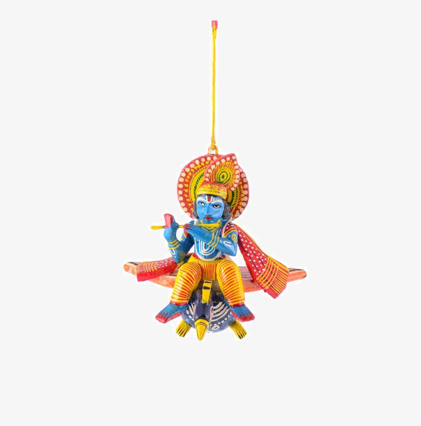 Lord Krishna Murlidhar Idol - Illustration, transparent png download