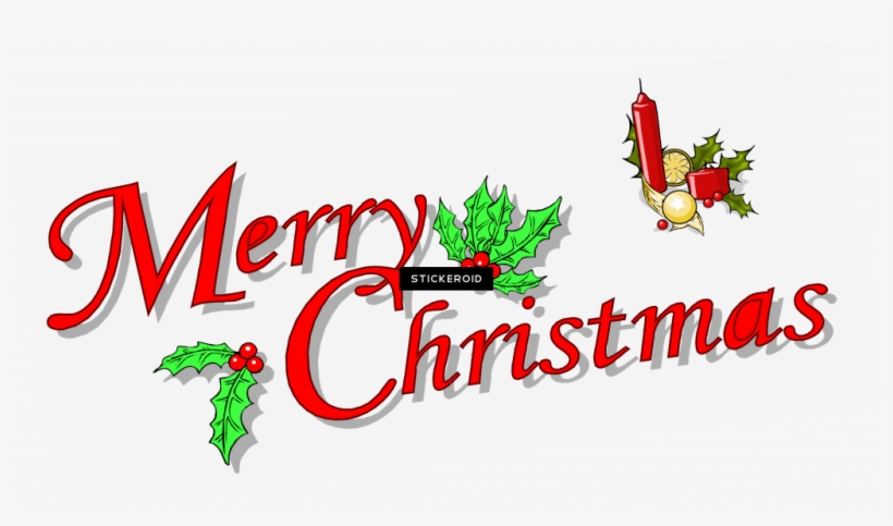 2019 Christmas Text Png Happy Christmas Text Png - Illustration, transparent png download