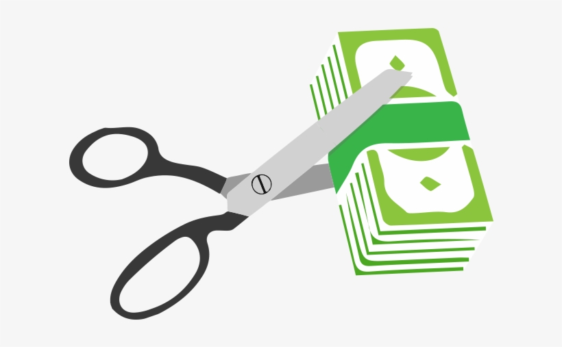 Money Clipart Cost ~ Frames ~ Illustrations ~ Hd Images - Scissors Cutting Money, transparent png download