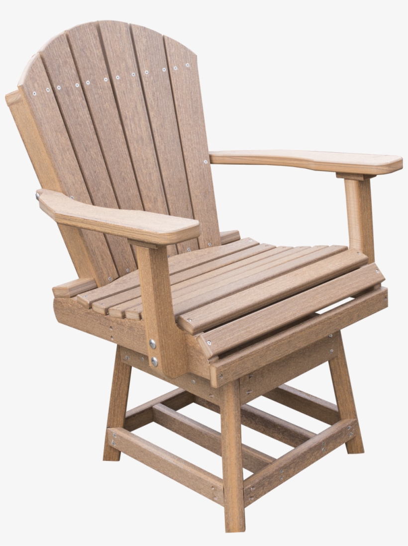 Adirondack Swivel Dining Chair P - Chair, transparent png download