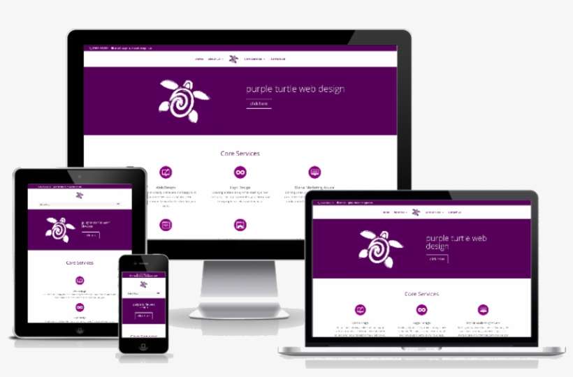 Optimal Viewing And Interaction Fluid Design Across - Responsive Web Design Purple Png, transparent png download