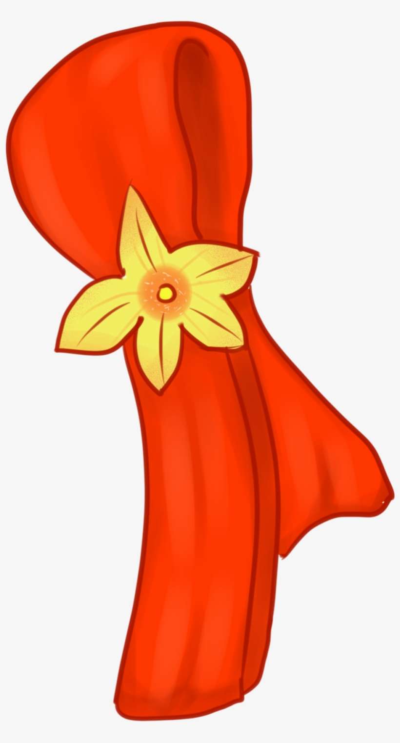 Cloth Personality Pointed Star Red Ribbon Png And Psd - Illustration, transparent png download