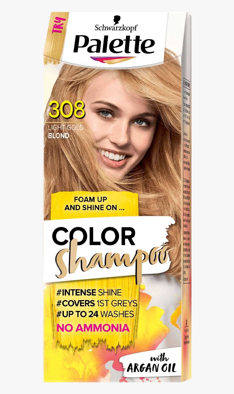 Palette Com Cs Baseline 308 Light Gold Blond - Palette Szampon Koloryzujący Kolory, transparent png download