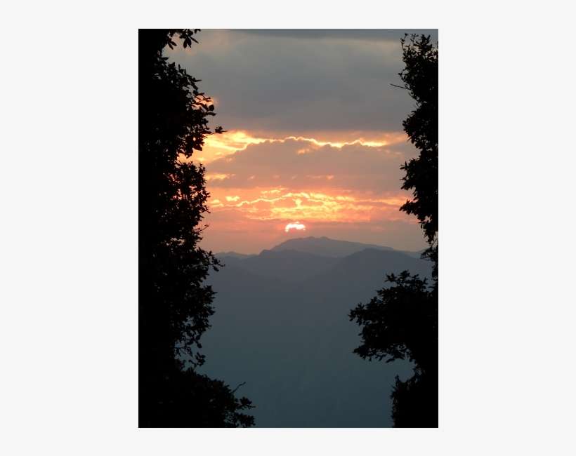 Sunset At The Chopta Campsite - Sunset, transparent png download