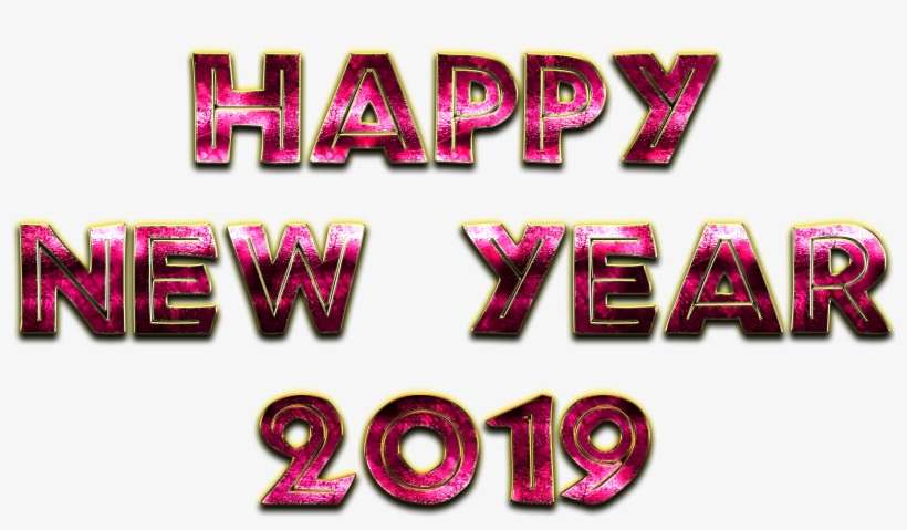 Happy New Year Png 2019 Png Hd Quality - Happy New Year Hd Png, transparent png download