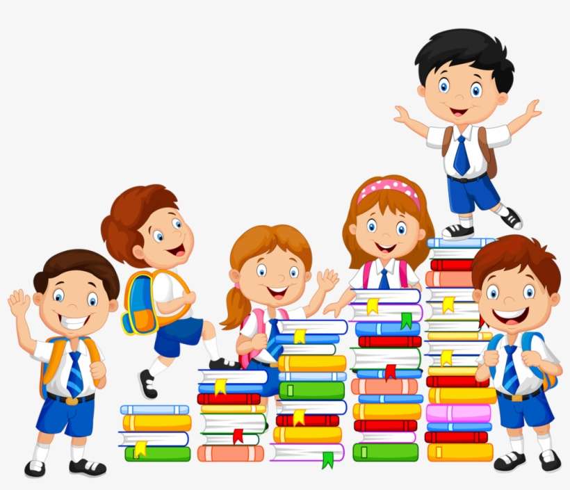 Book Clip Art - Professora E Alunos Desenho, transparent png download