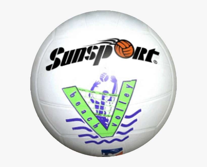 Sunsport Beach Volley Rubber Volleyball - Futsal, transparent png download