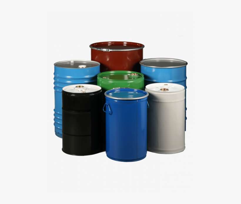Steel Drums Containers Small - Plastic, transparent png download
