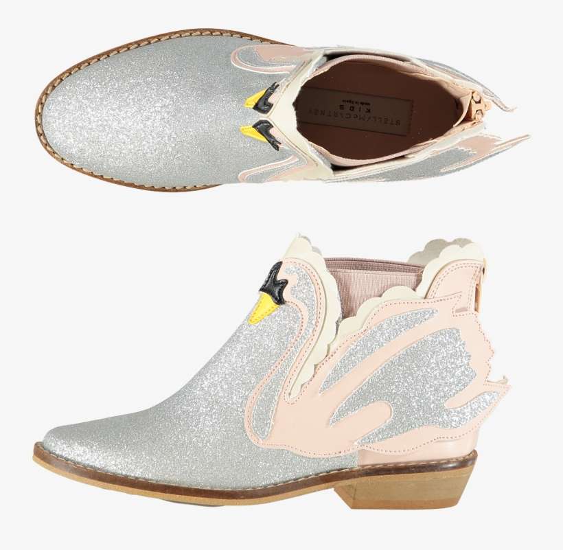 Stella Mccartney Kids Lily Swan Boots - Stella Mccartney Swan Boots, transparent png download