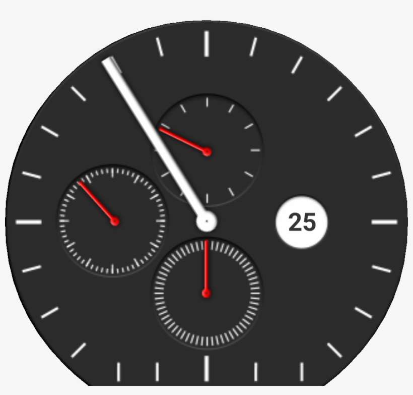 Twenty Four Watch Face Preview, transparent png download