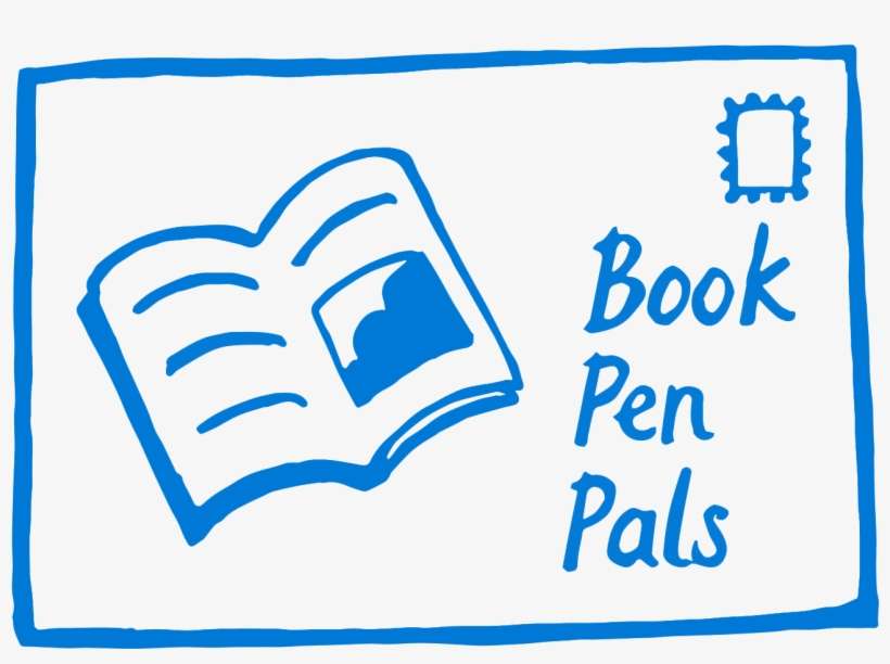 Hand Drawn Logo Of Postcard With A Drawing Of A Book, transparent png download