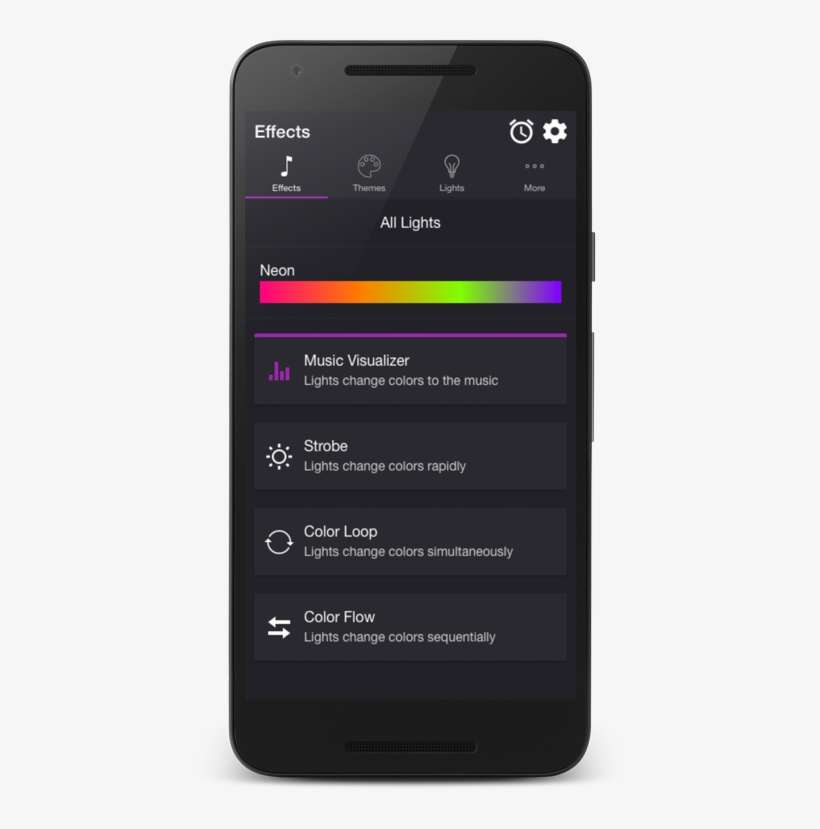 Lights Change Colors To The Music - Smartphone, transparent png download