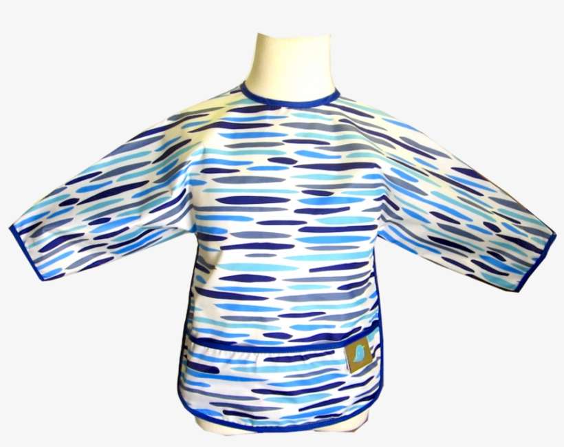 Sleeved Bib/art Smock - Active Shirt, transparent png download