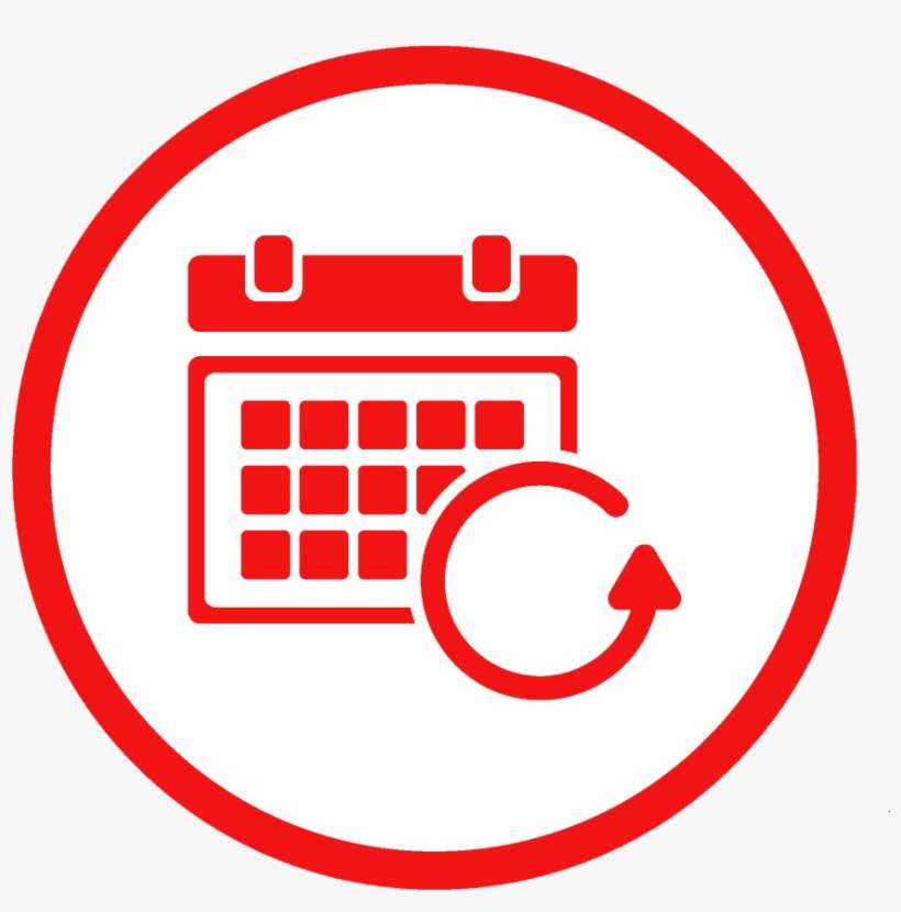 Introduction Membership Renewal Cycle - Update Calendar Icon, transparent png download
