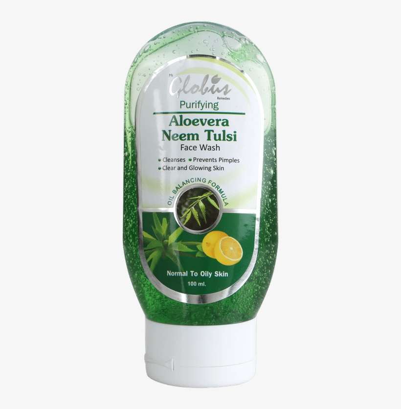Globus Remedies Aloe Vera Neem Tulsi Face Wash - Sunscreen, transparent png download