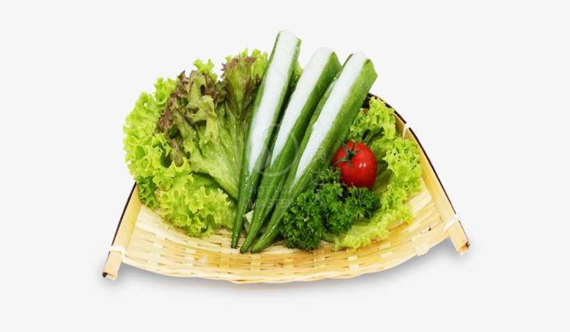 Ladies Finger With <br> Fish Paste - Romaine Lettuce, transparent png download