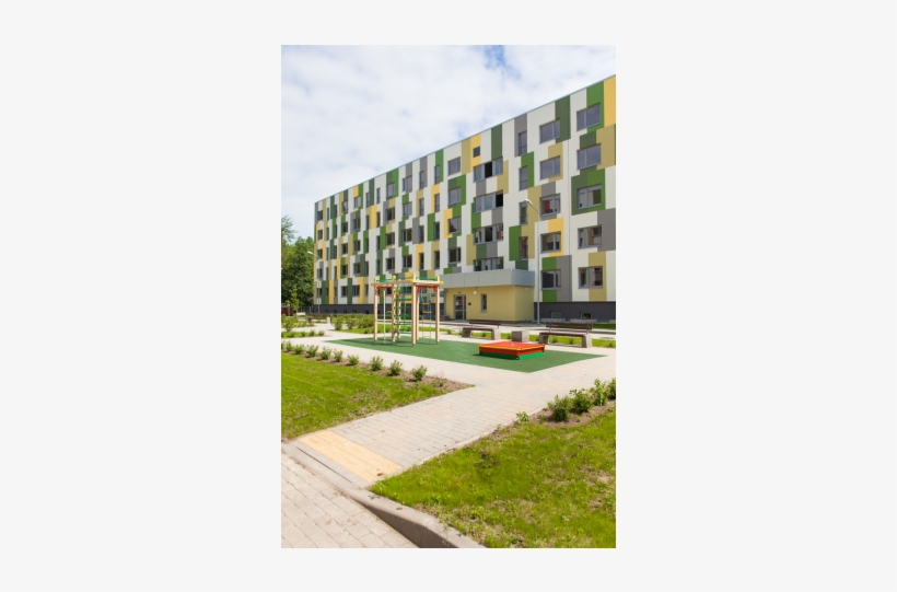 Residential Buildings With Social Apartments In Imanta - Penthouse Apartment, transparent png download