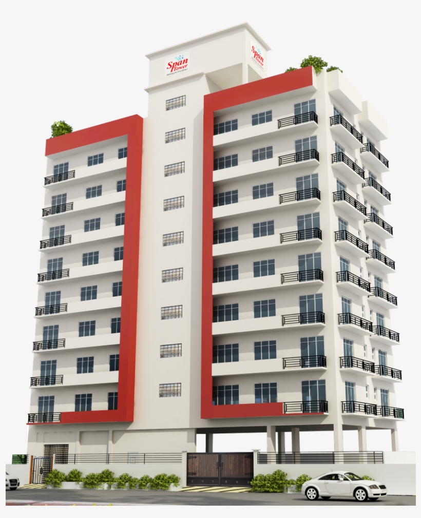 Completed Project > Span Tower - Tower Block, transparent png download