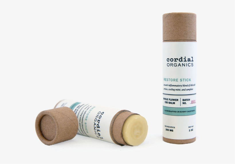 Cordial Organics Restore Cbd Stick - Sunscreen, transparent png download