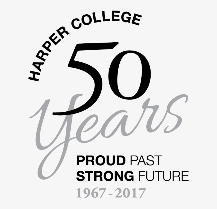 Download Harper 50th Logo Horizontal - Poster, transparent png download
