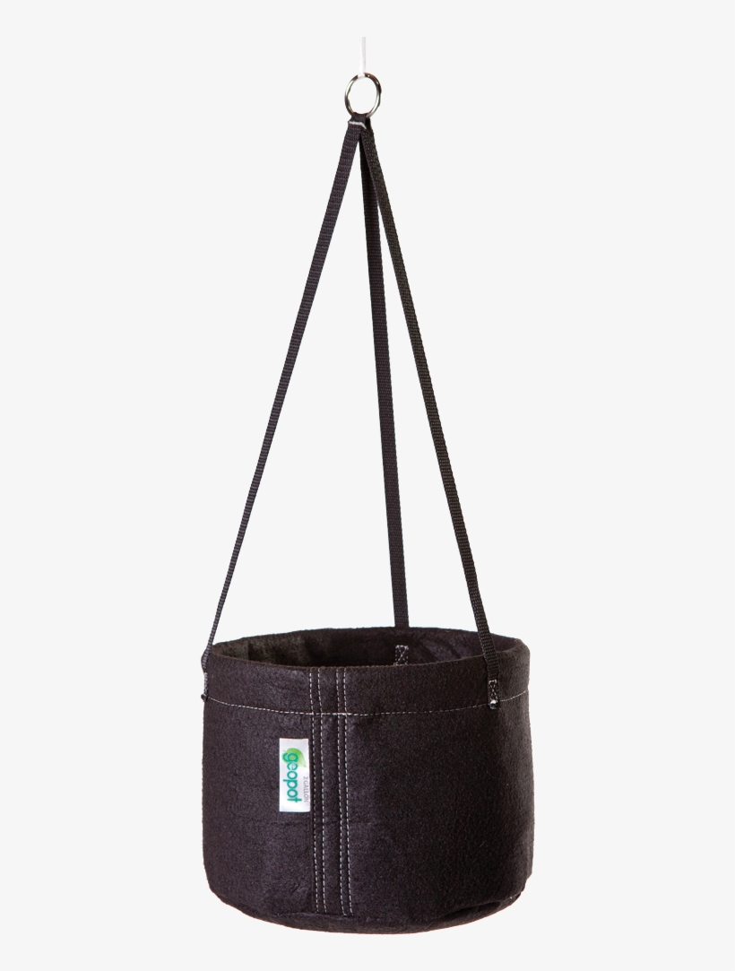 Geopot Hanging Fabric Pot Gardening Basket - Shoulder Bag, transparent png download