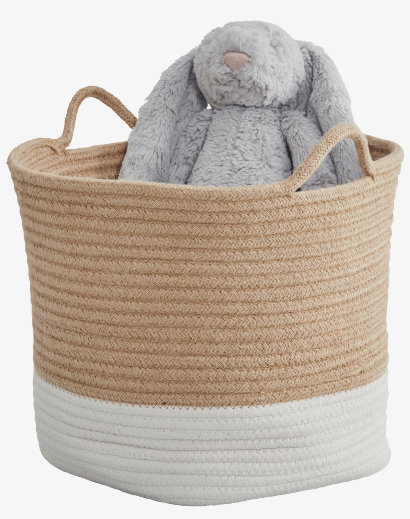 Rope Storage Basket, Ivory & Natural Home > Storage Rope Storage
