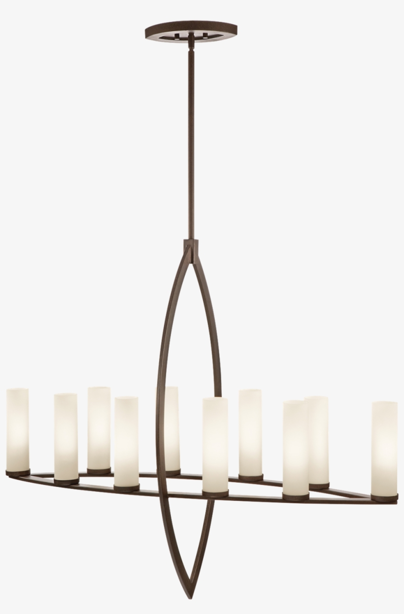 Linear Chandelier Rectangular Dining Room Lighting - Dining Room Lights Png, transparent png download