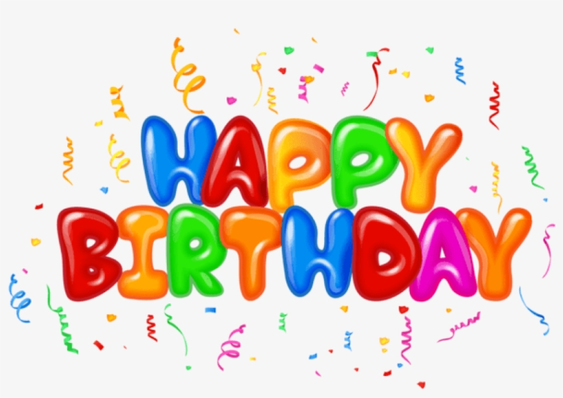 Free Png Download Happy Birthday Text Decor Png Images - Happy Birthday Text Png, transparent png download