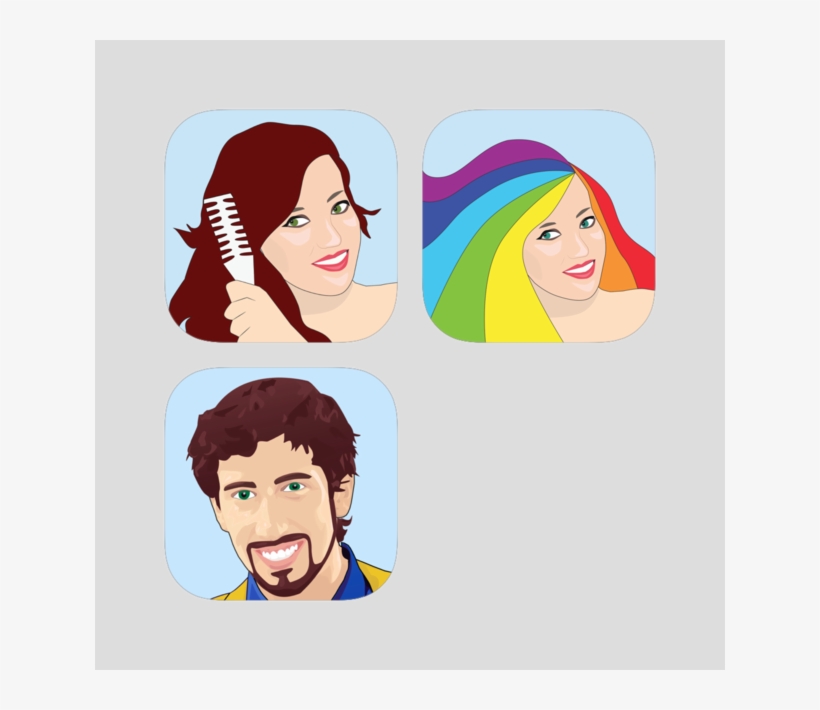 Hairstyle Pro Bundle For Men And Women 4 - Hairstyle, transparent png download