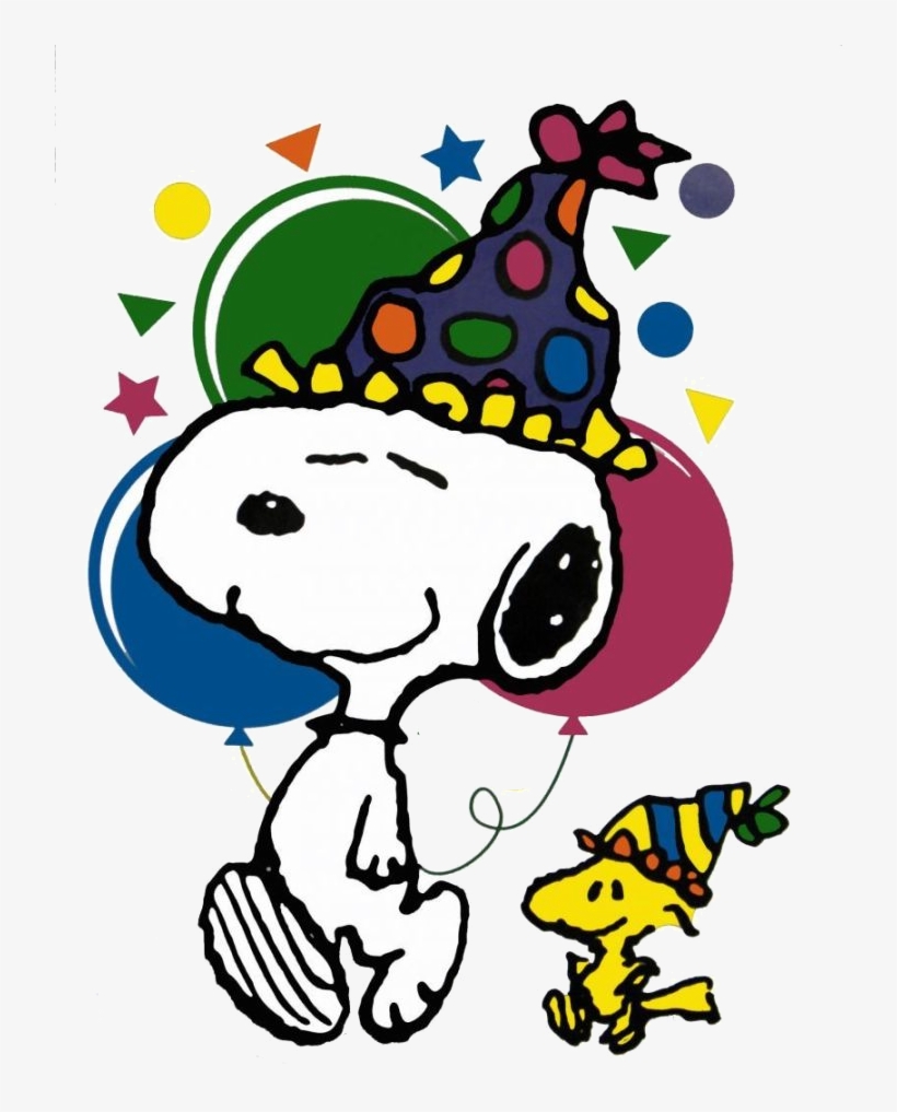 Snoppy'birthday - Snoopys Happy New Year, transparent png download