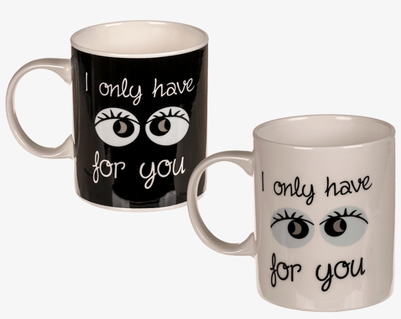 Details About Set Of 2 I Only Have Eyes For You Mugs - Coffee Cup, transparent png download