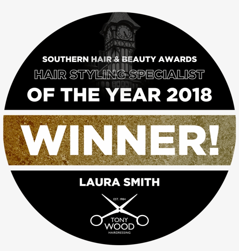 Laura Smith Tony Wood Hair Specialist Stylist Of The - Label, transparent png download