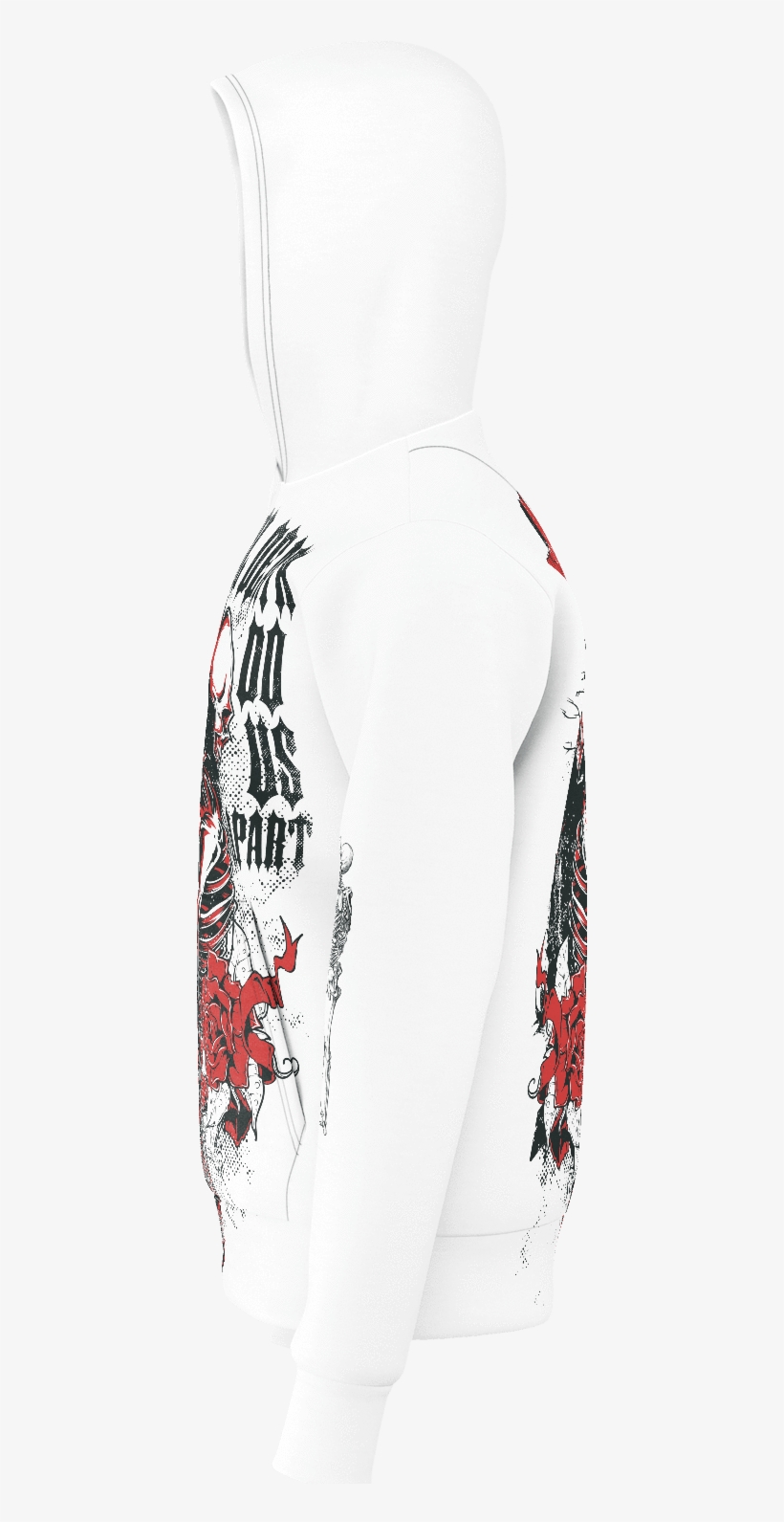 Skull Love Forever Hoodie - Ten-pin Bowling, transparent png download