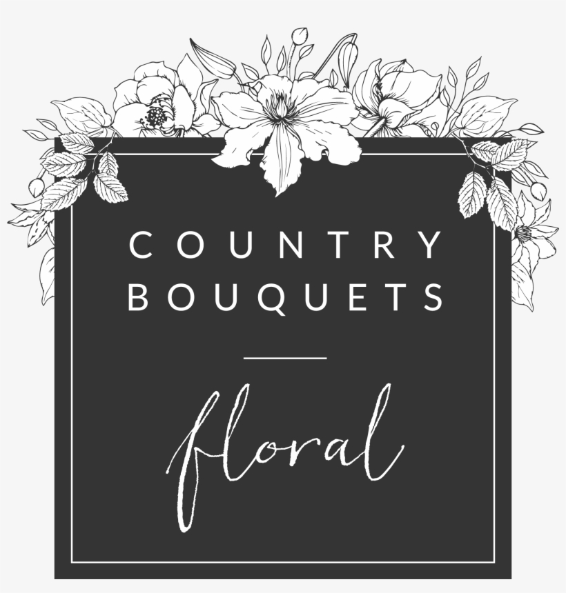 Flower Label Black Png, transparent png download